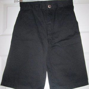 Mecca Black Flap Pockets Shorts Hip Hop Urban Sz 6